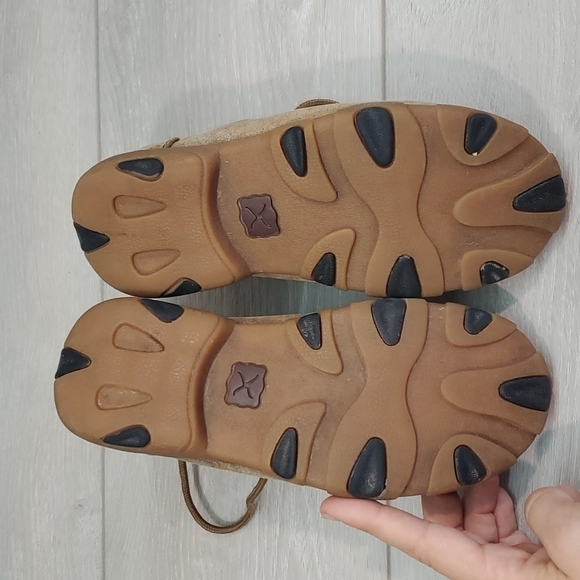 Twisted X Kids Boys Moc Hi Top American Flag Driving Shoes sz 12 - Picture 8 of 12